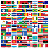 Flags Of The World Stickers - 200 Pack