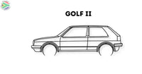 Golf 2 Detailed Silhouette Metal Wall Art