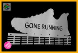 Gone Running 48 Tier Medal Hanger Stainless Steel Brush Finish Sports Hangers
