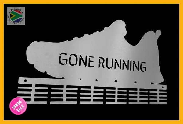 Gone Running 48 Tier Medal Hanger Stainless Steel Brush Finish Sports Hangers