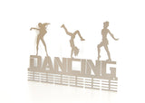 3 Figure Dancing 48 Tier Medal Hanger Stainless Steel Brush Finish Sports Medal Hangers