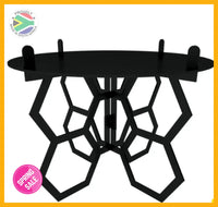 Pot Plant Stand Honeycomb Design