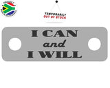 I CAN and I WILL Individual Shoelace Tag Shoe Lace Tags