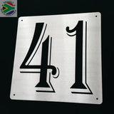 House Number Sign Wall Art