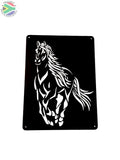 Running Horse Laser Cut Wall Art Wall