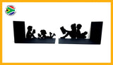 Children reading Book Ends Set (Made to order)