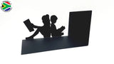 Children reading Book Ends Set (Made to order)