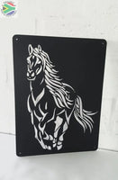 Running Horse Laser Cut Wall Art Wall