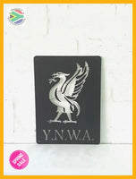 Y.n.w.a. Liverbird Mounted Wall Art Medium - Black