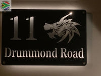 Dragon House Sign Wall Art