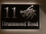 Dragon House Sign Wall Art