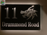 Dragon House Sign Wall Art