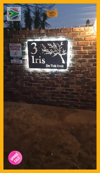 Windy Tree House Sign Wall Art