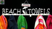 Beach Towels 6 Hook Towel Hanger Large In Stainless Steel Or Black Grade 316 Home Décor