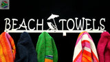 Beach Towels 6 Hook Towel Hanger Large In Stainless Steel Or Black Home Décor