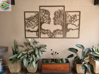 Tree Of Life Kissing Couple Wall Art
