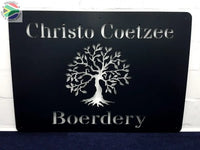 House Signs - Tree Designs