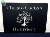 House Signs - Tree Designs