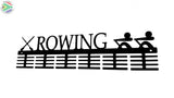 Rowing Pair 48 Tier Medal Hanger Sports Hangers