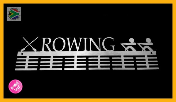Rowing Pair 48 Tier Medal Hanger Sports Hangers
