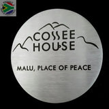 Personalised Coaster Set Of 6 Laser Etched In Stainless Steel Coasters