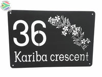 House Signs - Flower Designs