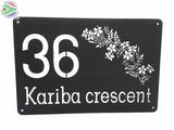 House Signs - Flower Designs