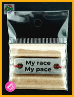 My Race Pace Individual Shoelace Tag Shoe Lace Tags