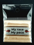 My Race Pace Individual Shoelace Tag Shoe Lace Tags