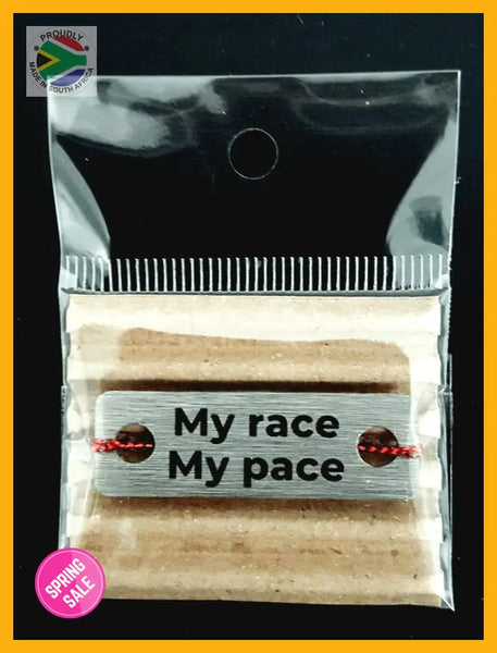 My Race Pace Individual Shoelace Tag Shoe Lace Tags