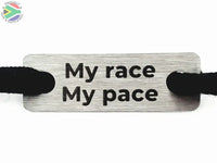 My Race Pace Individual Shoelace Tag Shoe Lace Tags