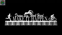 Dream Big Work Hard Sbr Lady Or Man 80 Tier Medal Hanger Sports Medal Hangers