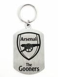 Arsenal The Gooners Crest Single Sided Laser Engraved Key Ring-Bag Tag Key Rings