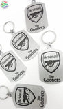 Arsenal The Gooners Crest Single Sided Laser Engraved Key Ring-Bag Tag Key Rings