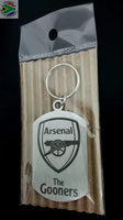 Arsenal The Gooners Crest Single Sided Laser Engraved Key Ring-Bag Tag Key Rings