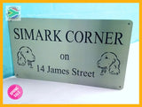 Cocker Spaniel Design House Sign Wall Art