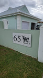 Cow Design House Sign