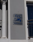 Whale Design House Sign Wall Art