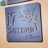 Windy Tree House Sign Wall Art