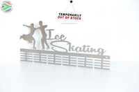 Ice Skating 48 Tier Medal Hanger Stainless Steel Brush Finish Sports Medal Hangers