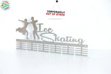 Ice Skating 48 Tier Medal Hanger Stainless Steel Brush Finish Sports Medal Hangers