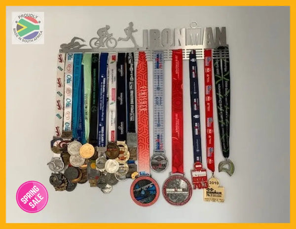Ironman 80 Tier Medal Hanger Stainless Steel Brush Finish Sports Medal Hangers