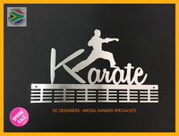 Karate 48 Tier Medal Hanger Stainless Steel Brush Finish Sports Medal Hangers