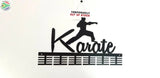 Karate 48 Tier Medal Hanger Black Sports Medal Hangers