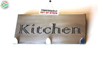 Kitchen Dish Cloth Hanger Stainless Steel Brush Finish Home Décor