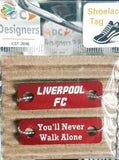 Liverpool FC You'll Never Walk Alone Shoelace Tag Set