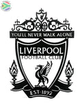 Liverpool Fc Ynwa Crest Mounted Wall Art Design Black / 41Cm X 30Cm Small