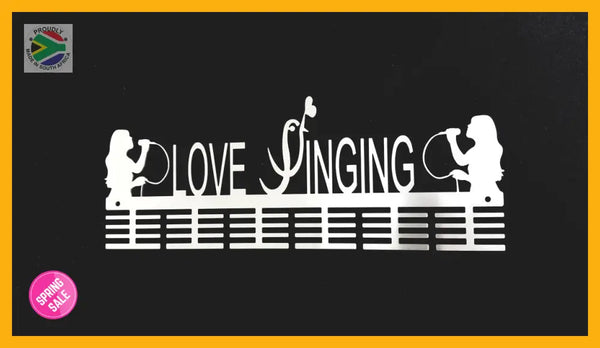 Love Singing 48 Tier Medal Hanger Stainless Steel Brush Finish Sports Medal Hangers