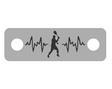 Squash Man or Lady Lifeline Individual Shoelace Tag Male Shoe Lace Tags