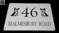 Yorkie Design House Sign Wall Art